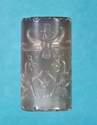 Achaemenid cylinder seal, Persian dynasty, 7th century BC